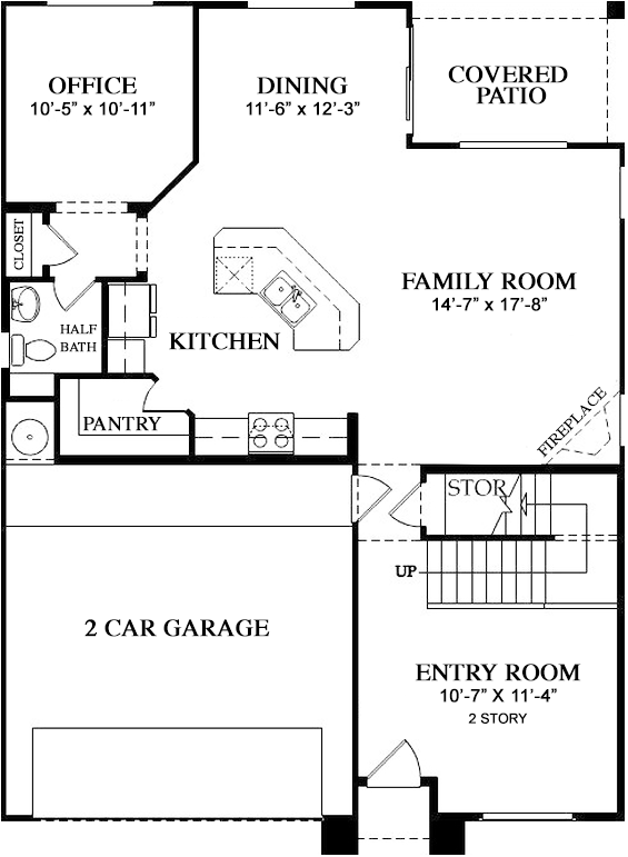 Floorplan of First Level